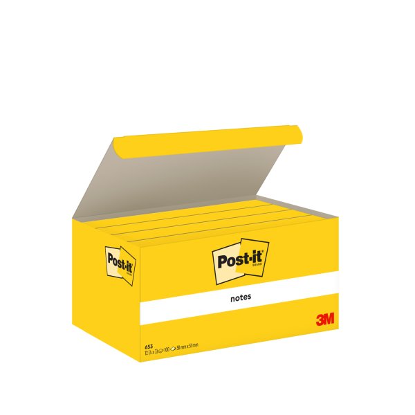 Post-it Haftnotiz Notes 38x51mm ge 12x100Bl