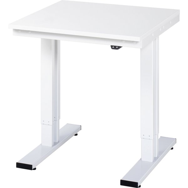 RAU Werktisch 750x800x720- 1120mm el. M-Platte l.gr