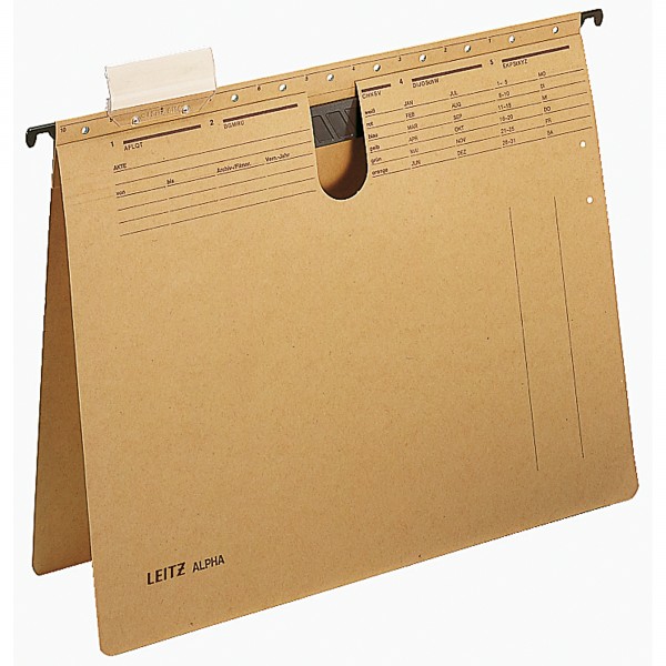 Leitz Hängehefter ALPHA 19890000 A4 250g Natronkarton br 25 St./Pa