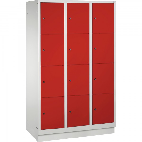 C+P Fächerschrank 8020324S10021 Sockel 12Fächer B1200mm lgr/rrt