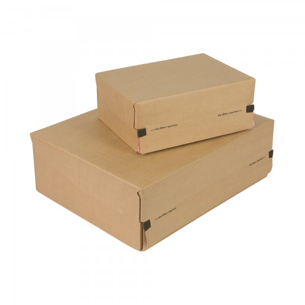 Soennecken Versandkarton Postbox 5851 25x9,6x17,7cm Pappe braun