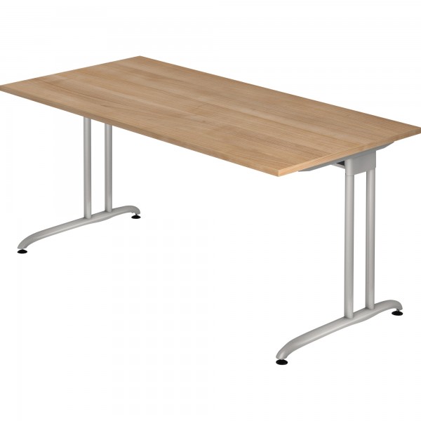 Hammerbacher Schreibtisch VBS16/N 160x80cm nussbaum