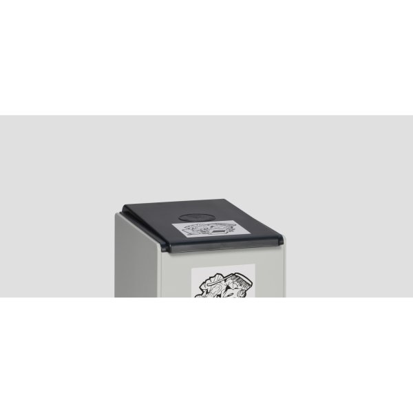 VAR Deckel Kunststoffcontainer 40l an