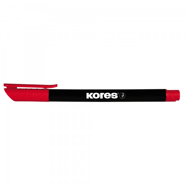Kores Permanentmarker M22107 Strichstärke M rot