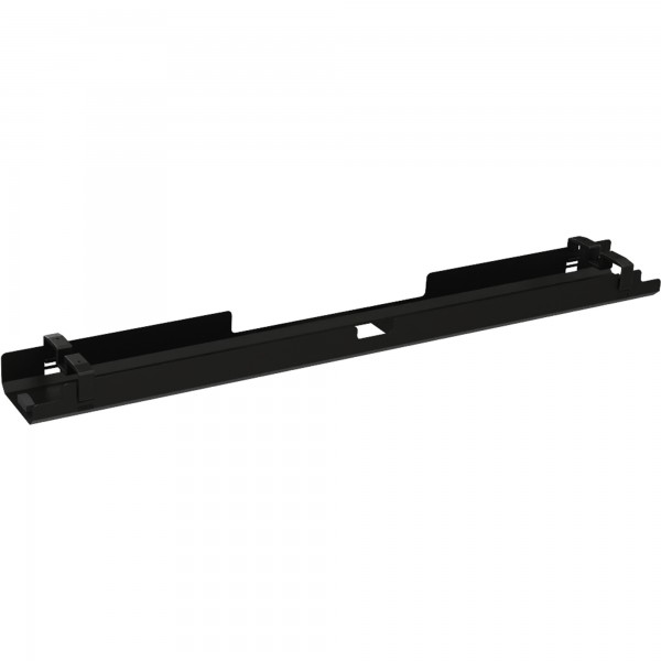 Kabelkanal horizontal beidseitig abklappbar für Tische B1800mm sw