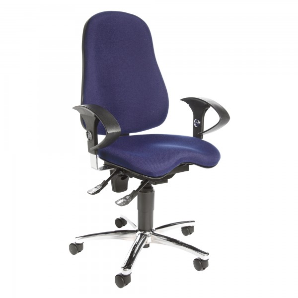 TOPSTAR Bürodrehstul Sitness 10 SI59UG26 max. 110kg blau