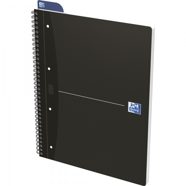 Oxford Collegeblock Office Black 100050227 DIN A4+ 70Bl. liniert sw
