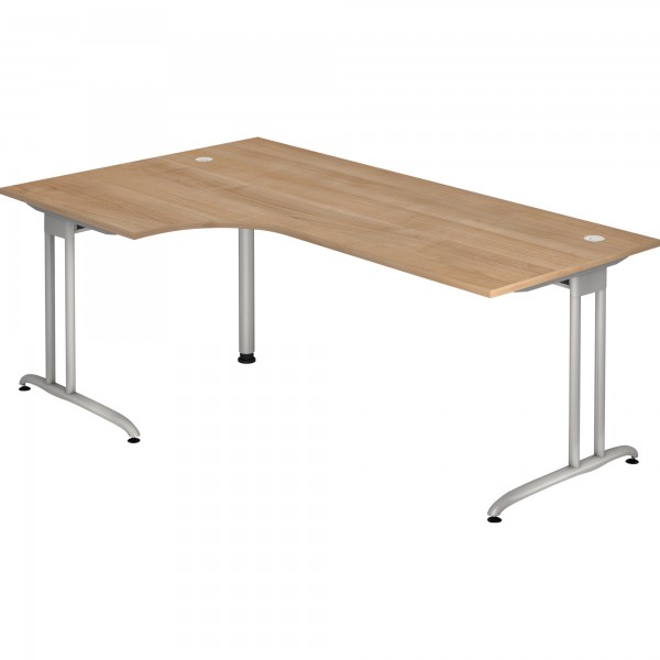 Hammerbacher Schreibtisch VBS82/N 200x120cm nussbaum