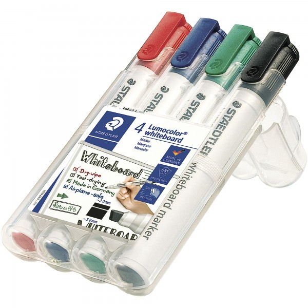 STAEDTLER Whiteboardmarker Lumocolor 351 B WP4 4 St./Pack.