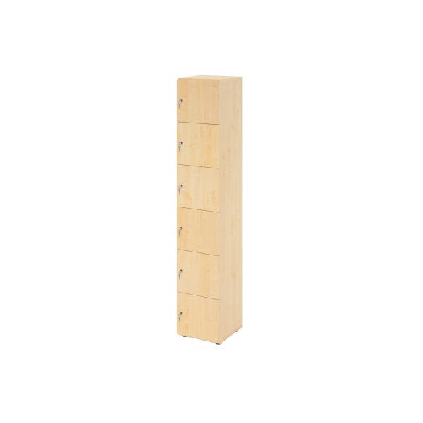 Hammerbacher Schliessfach- Schrank 6OH 6xDS ah/ah