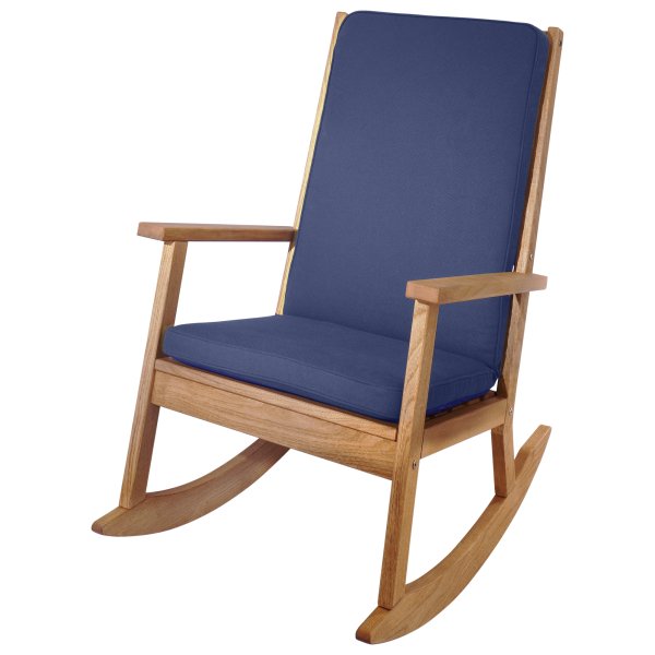 memo Auflage Rocker Schaukelstuhl blau