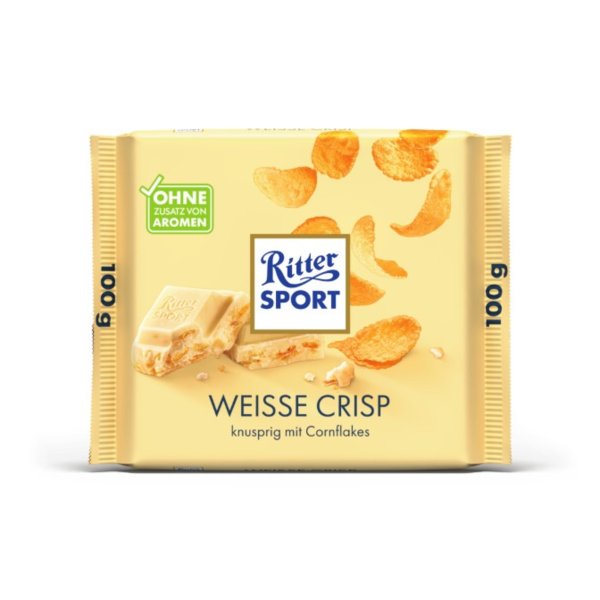 Ritter Sport Schokolade Weiße Crisp 29201 100g
