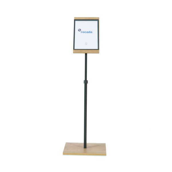 rocada Infodisplay NAT0705 A4 132x40x30cm holz