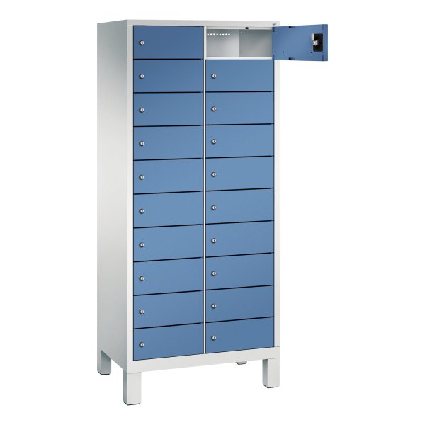 C+P Spind Evolo48 Steckplatz 170x81x50cm lgr/fbl