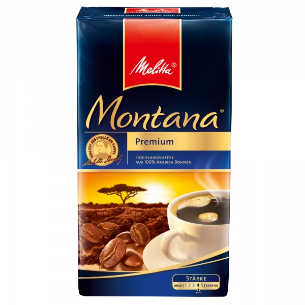 Melitta Kaffee Montana gemahlen 500g