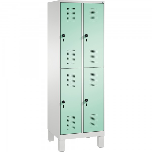 C+P Doppelstockspind 4931020S10082 Füße 4Fächer B600mm lgr/lgn