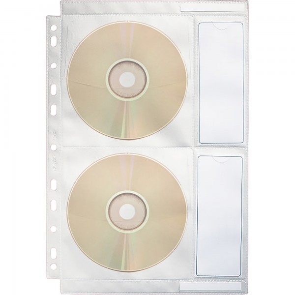 Leitz CD-Hülle 62430003 für 4CDs glaklar