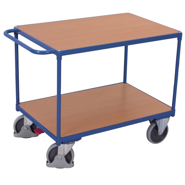 VARIOfit Tischwagen 2Flächen schwer 1390x800x920mm bl