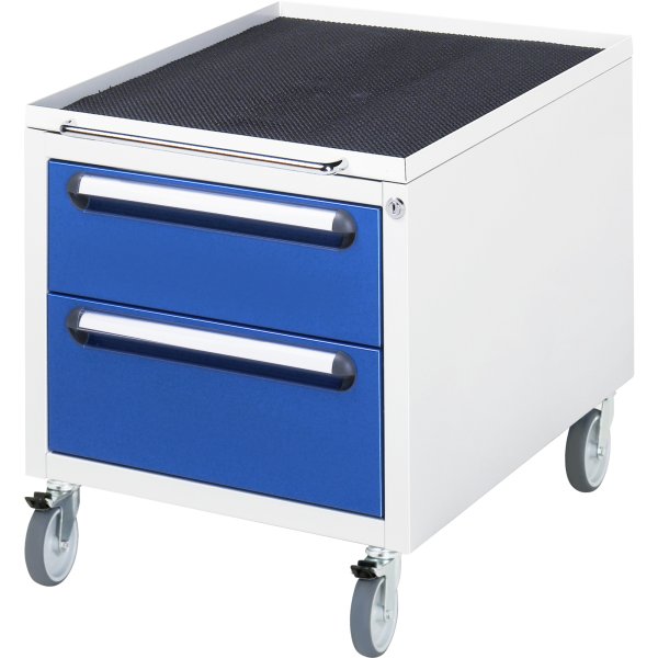 RAU Rollcontainer 2Schübe 480x600x540mm lgr/ebl