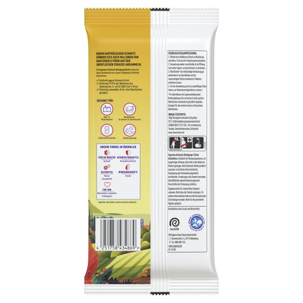 Sagrotan Reinigungstuch Blooming Hills 60St