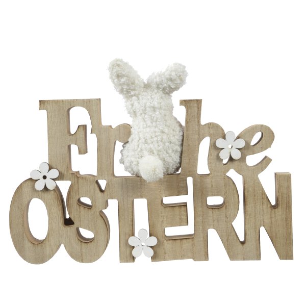 DECORIS Schriftzug Frohe Ostern