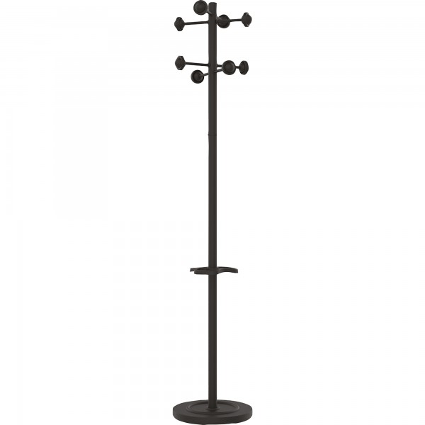 UNILUX Garderobenständer Accueil 100340694 175cm 8Haken sw