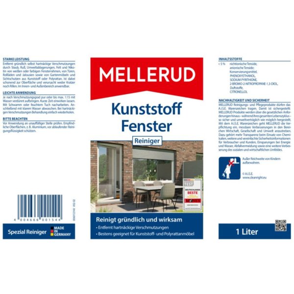 Mellerud Kunststofffenster Reiniger 1l