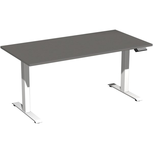 Geramöbel Tisch Elevate Basic 1600x800x730-1230mm ws/on