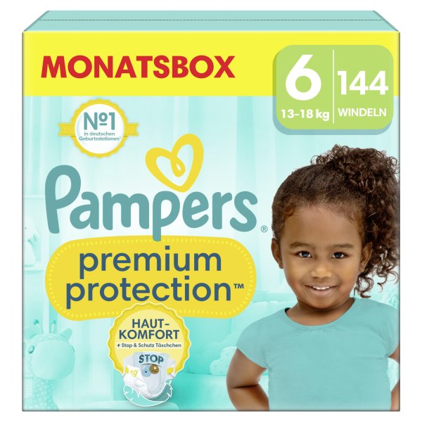 Pampers Windel Premium Protect Gr.6 XL 144St.