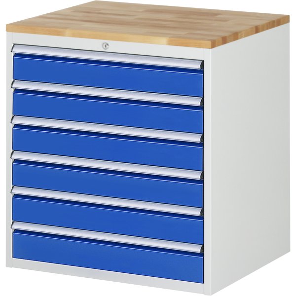 RAU Schrank 6Schübe 770x650x825mm lgr/ebl