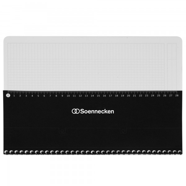 Soennecken Officebook 2354 DIN A5+ 90g 80Bl. Lineal/Lesezeichen kar.