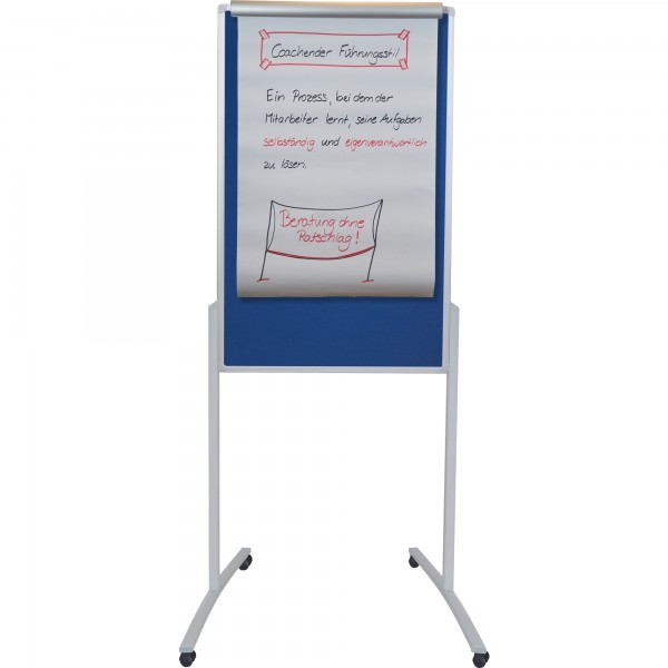 Franken Mulitfunktionstafel PRO mobil 125x78cm Filz blau