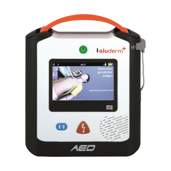 aluderm Defibrillator AED A2 DE - EN - FR