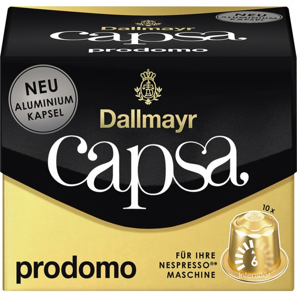 Dallmayr Kaffeekapsel capsa Prodomo 111000000 10 St./Pack.