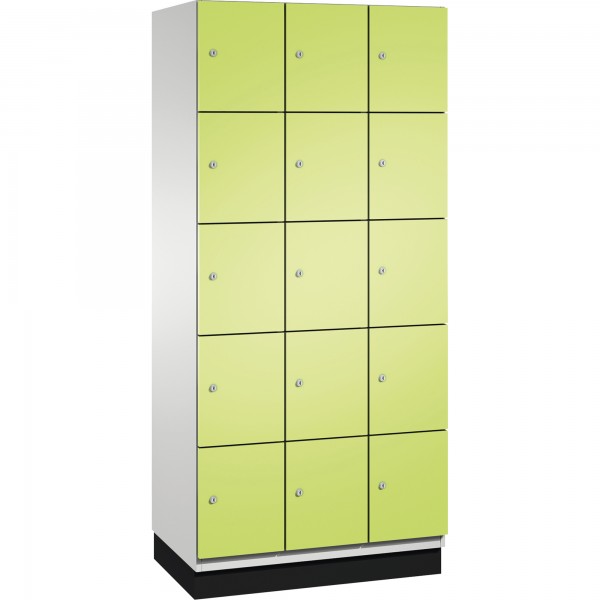 C+P Fächerschrank 4510430S10013 Sockel 15Fächer B900mm lgr/cgn