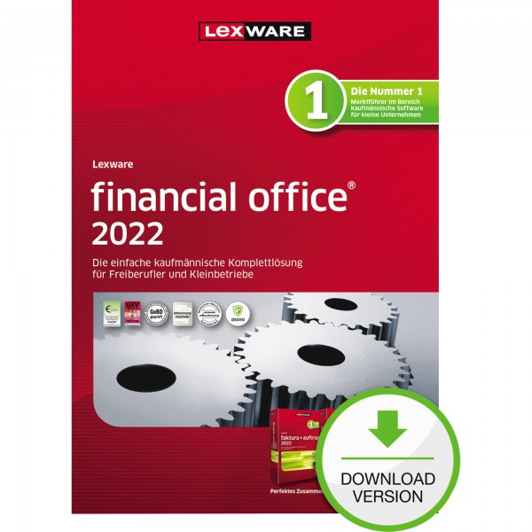 Lexware Financial Office 2022 09017-2040 Software Lizenz 1 Jahr
