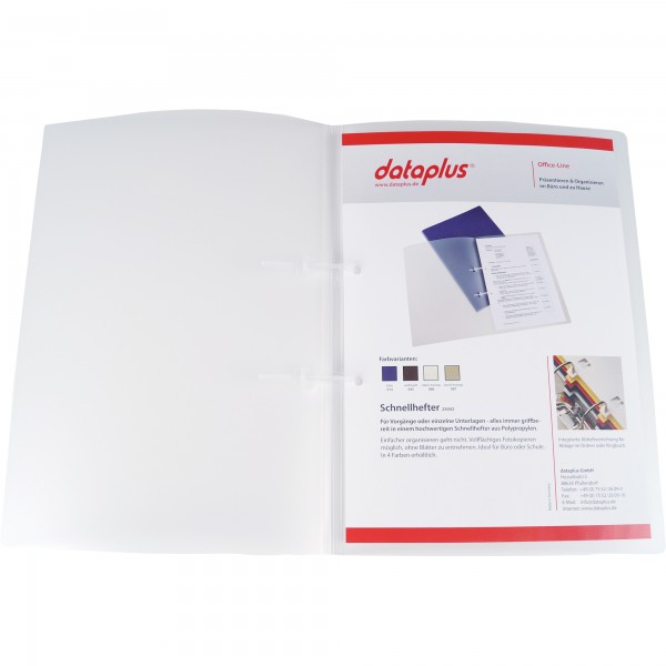 DJOIS Schnellhefter 25042.086 DIN A4 PP transparent