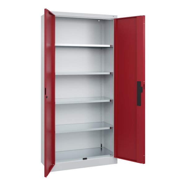 C+P Werkzeugschrank 4Böden 1950x930x600mm lgr/rrt