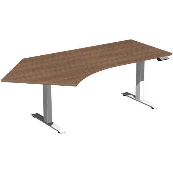 Geramöbel Tisch Elevate Plus 2166x1130x630-1280mm ws/nu