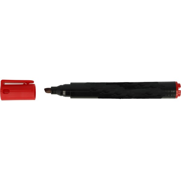 Permanentmarker Keilspitze 1-5mm rot