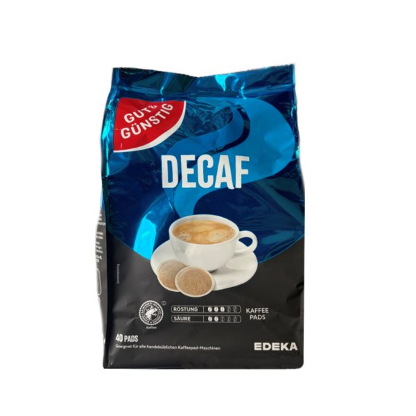 Gut& günstig Kaffeepads entkoffeiniert 40St