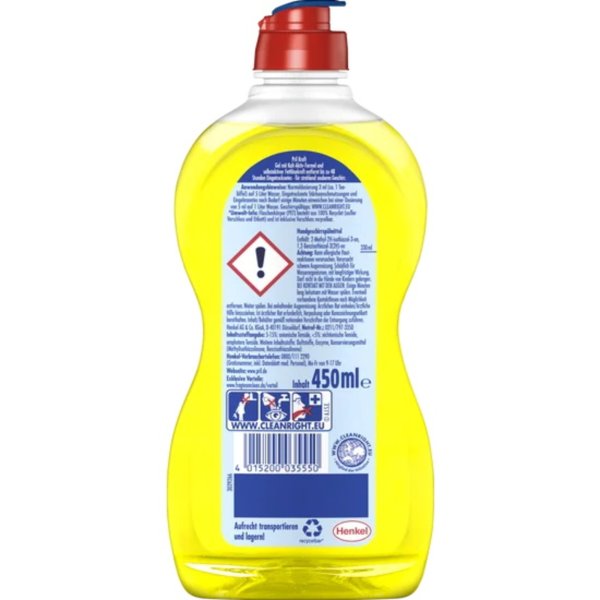 Pril Handspülmittel Kraft-Gel Zitrone 450ml