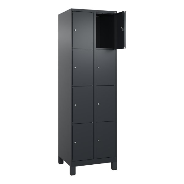 C+P Spind Evolo PLUS Füße 8Fä 1950x600x500 sgr/sgr