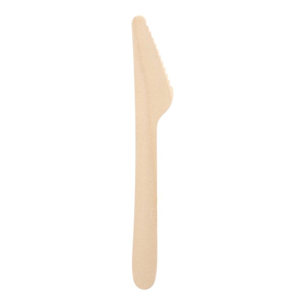 PAPSTAR Messer pure Holz 16,5cm 100St
