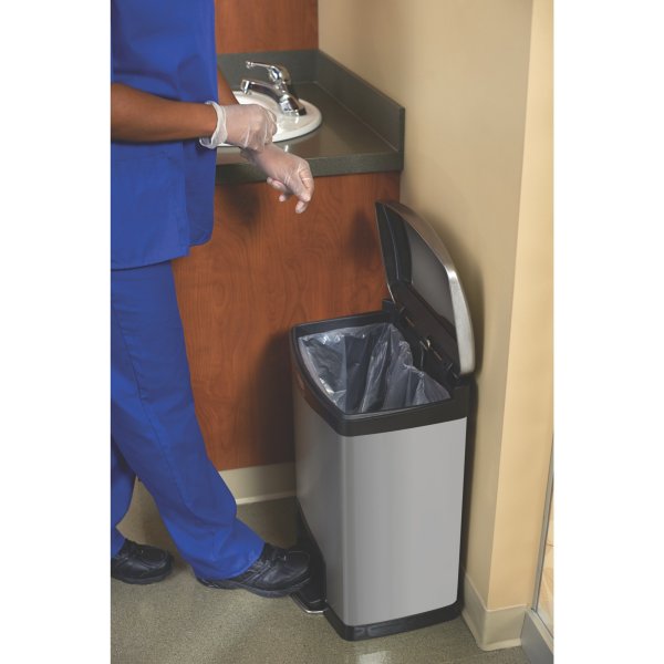 Rubbermaid Tretabfalleimer Slim Jim 1901992 Metall 50l