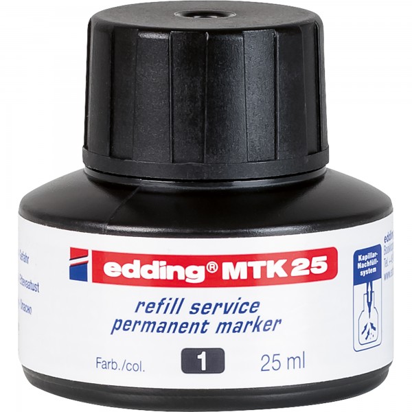 edding Nachfülltusche MTK 25 4-MTK25001 25ml schwarz