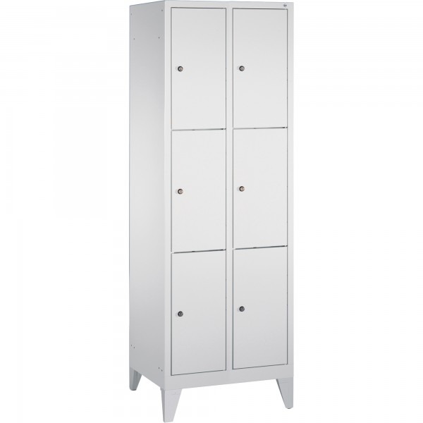 C+P Fächerschrank Classic 8010203S10002 6Fächer lgr/lgr