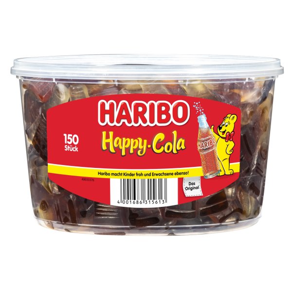 HARIBO Fruchtgummi Happy Cola 379982 150 St./Pack.