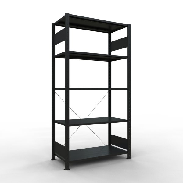 Schulte Regal MULTIplus150 200x100x40cm sw