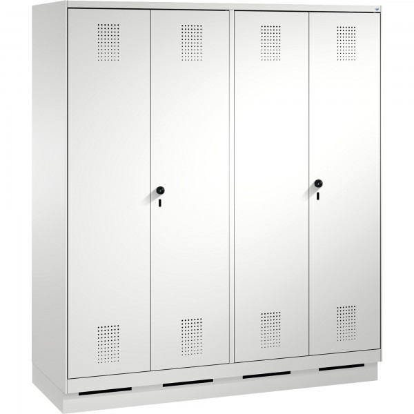 C+P Doppelspind 4902242S10004 Sockel 4Abteile B1600mm lgr/lgr